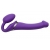 Фиолетовый безремневой вибрострапон Vibrating Bendable Strap-On - size L - Strap-on-me - купить с доставкой в Салавате