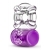 Фиолетовое эрекционное виброкольцо Pleaser Rechargeable C-Ring - Blush Novelties - в Салавате купить с доставкой