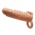 Телесная удлиняющая насадка Penis Sleeve Emmitt - 17 см. - Baile - в Салавате купить с доставкой