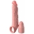 Телесная насадка-удлинитель 2 Inch Silicone X-tension with Strap - 20,3 см. - Pipedream - в Салавате купить с доставкой