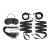 Эротический набор 4PC Bondage Bed Strap   Flogger Kit - Lux Fetish - купить с доставкой в Салавате