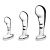 Набор из 3 стальных стимуляторов простаты Stainless Steel P-spot Training Set - b-Vibe - в Салавате купить с доставкой
