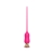 Розовый тонкий стимулятор Nipple Vibrator - 23 см. - I-MOON - купить с доставкой в Салавате