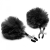 Зажимы для сосков с черным помпонами Pom Pom Nipple Clamps - XR Brands - купить с доставкой в Салавате