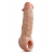 Телесная насадка-удлинитель Intrepid 9.25 Inch Realistic Penis Extender Sleeve - 23,5 см. - Blush Novelties - в Салавате купить с доставкой
