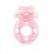 Розовое эрекционное виброкольцо в форме мишки - 1137 - в Салавате купить с доставкой