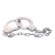 Наручники из металла с длинной цепочкой CHROME HANDCUFFS METAL HANDCUFFS W. KEY - NMC - купить с доставкой в Салавате