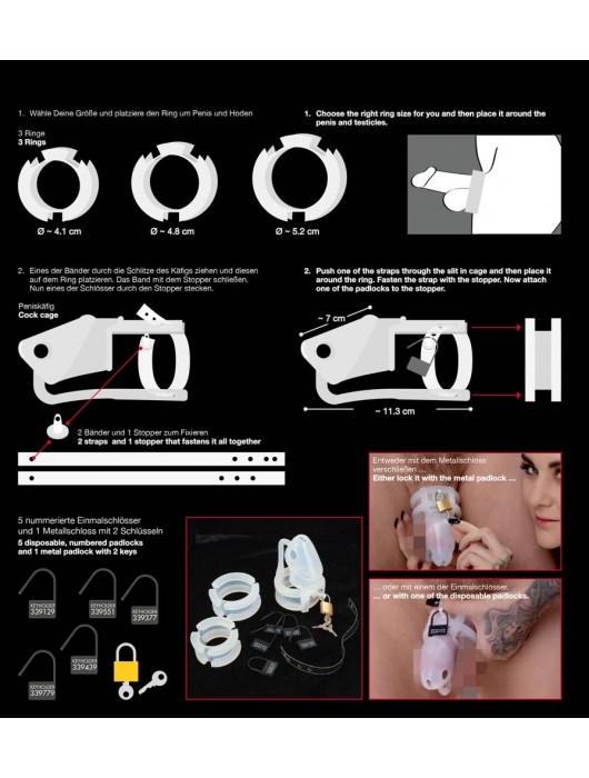 Набор для мужского пояса верности Cock Cage Set - Orion - купить с доставкой в Салавате