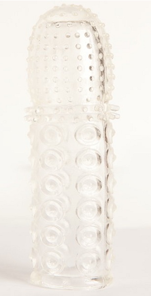 Прозрачная закрытая гелевая насадка - 13,5 см. - Toyfa Basic - в Салавате купить с доставкой Прозрачная закрытая гелевая насадка - 13,5 см. - Toyfa Basic - в Салавате купить с доставкой