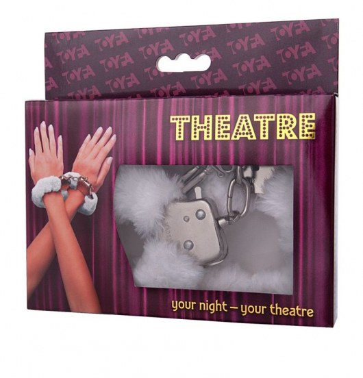 Наручники с белой меховой опушкой - ToyFa - купить с доставкой в Салавате