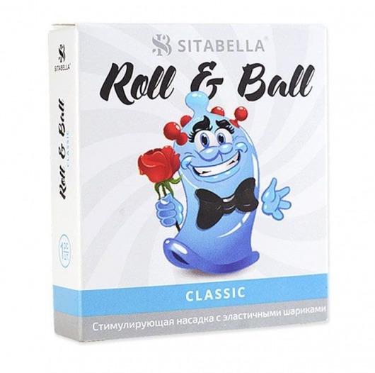 стимулирующий презерватив-насадка Roll   Ball Classic - Sitabella - купить с доставкой в Салавате