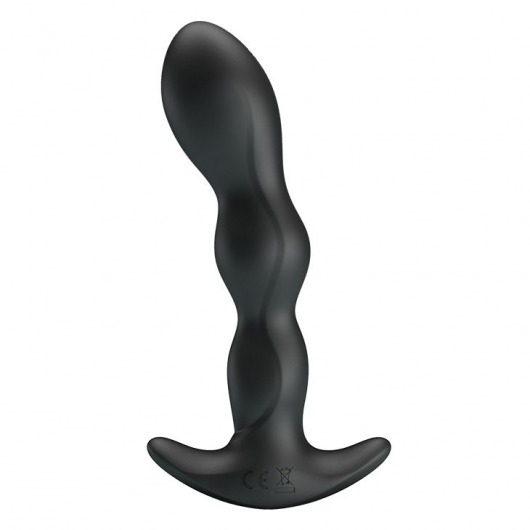 Черный анальный стимулятор простаты с вибрацией Special Anal Massager - 14,5 см. - Baile - в Салавате купить с доставкой