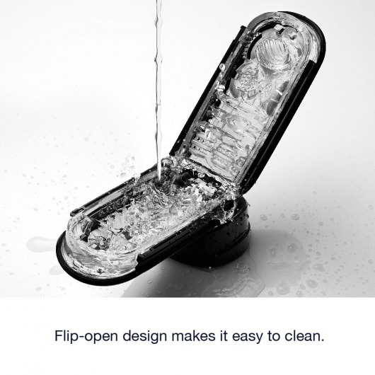 Черный мастурбатор Flip Zero - Tenga - в Салавате купить с доставкой