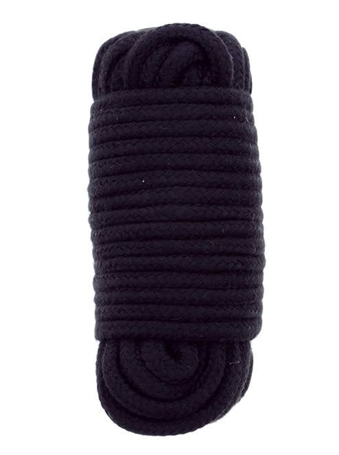 Черная веревка для связывания BONDX LOVE ROPE - 10 м. - Dream Toys - купить с доставкой в Салавате