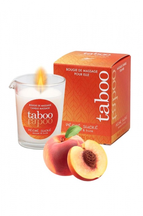 Массажное аромамасло с афродизиаками для женщин RUF Taboo Peche sucre - 60 гр. - RUF - купить с доставкой в Салавате