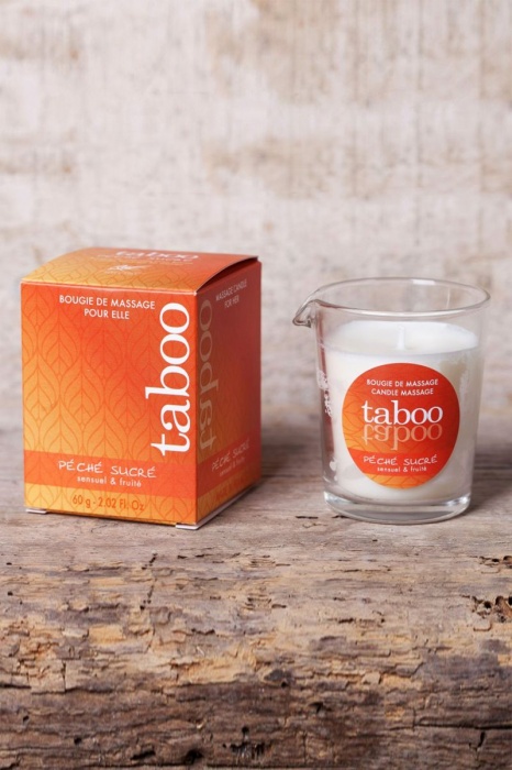 Массажное аромамасло с афродизиаками для женщин RUF Taboo Peche sucre - 60 гр. - RUF - купить с доставкой в Салавате