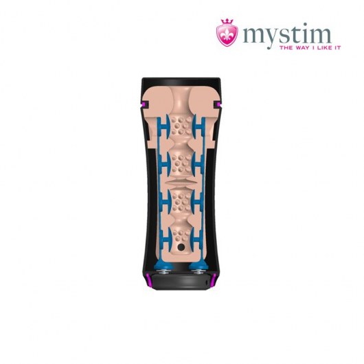 Мастурбатор-анус Opus E Donut с возможностью подключения электростимуляции - MyStim - купить с доставкой в Салавате