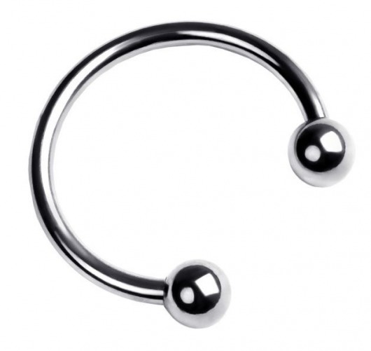 Серебристая подкова на головку пениса - ToyFa - купить с доставкой в Салавате