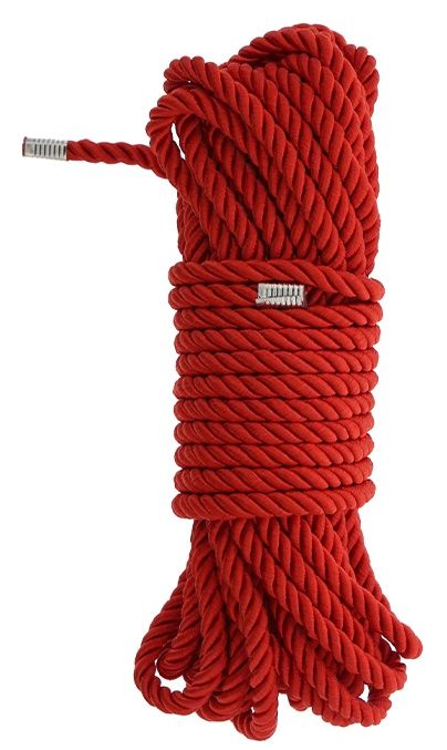 Красная веревка DELUXE BONDAGE ROPE - 10 м. - Dream Toys - купить с доставкой в Салавате