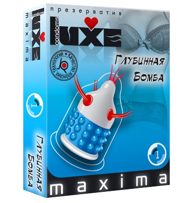 Презерватив LUXE Maxima  Глубинная бомба  - 1 шт. - Luxe - купить с доставкой в Салавате
