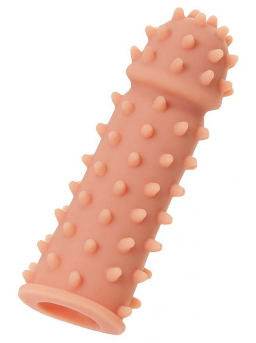 Телесная реалистичная насадка KOKOS Extreme Sleeve 03 с дополнительной стимуляцией - 12,7 см. - KOKOS - в Салавате купить с доставкой