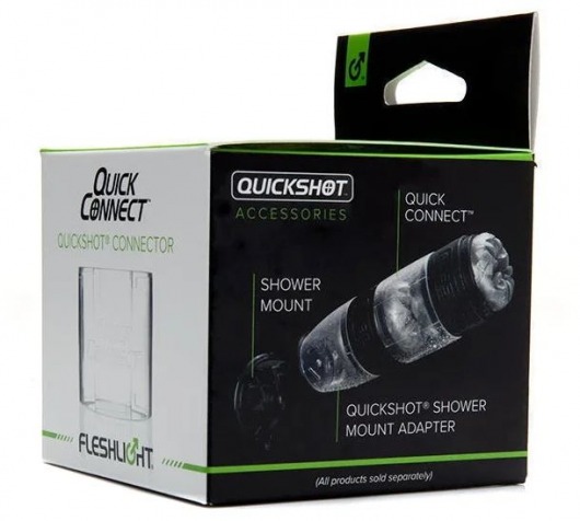 Коннектор для мастурбаторов серии Quickshot - Quick Connect - Fleshlight - в Салавате купить с доставкой