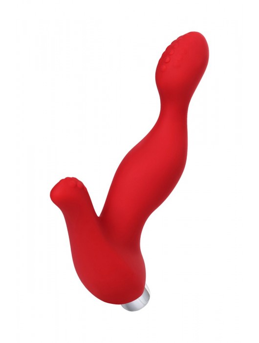 Красный силиконовый вибростимулятор простаты Proman - 12,5 см. - ToyFa - в Салавате купить с доставкой