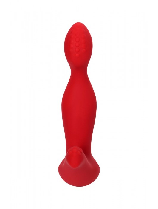 Красный силиконовый вибростимулятор простаты Proman - 12,5 см. - ToyFa - в Салавате купить с доставкой
