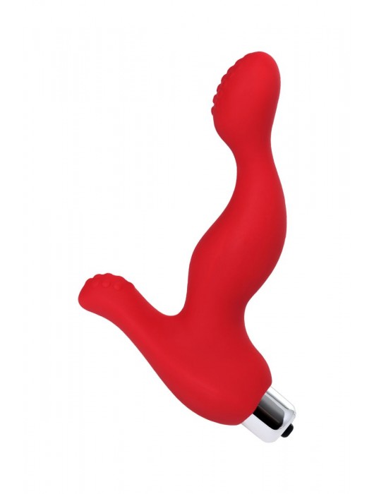 Красный силиконовый вибростимулятор простаты Proman - 12,5 см. - ToyFa - в Салавате купить с доставкой