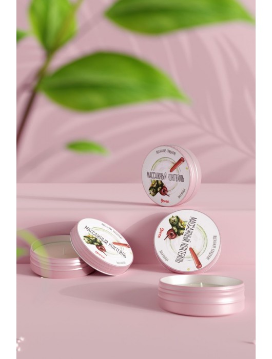 Массажная свеча «Массажный коктейль» с ароматом пина колады - 30 мл. - ToyFa - купить с доставкой в Салавате