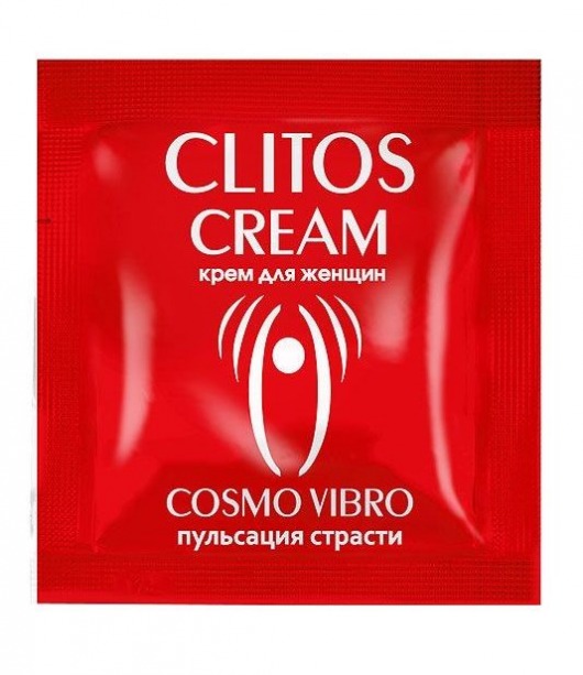 Пробник возбуждающего крема для женщин Clitos Cream - 1,5 гр. - Биоритм - купить с доставкой в Салавате