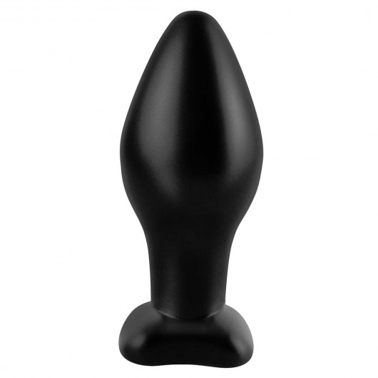 Черная анальная пробка среднего размера Large Silicone Plug - 13 см. - Pipedream