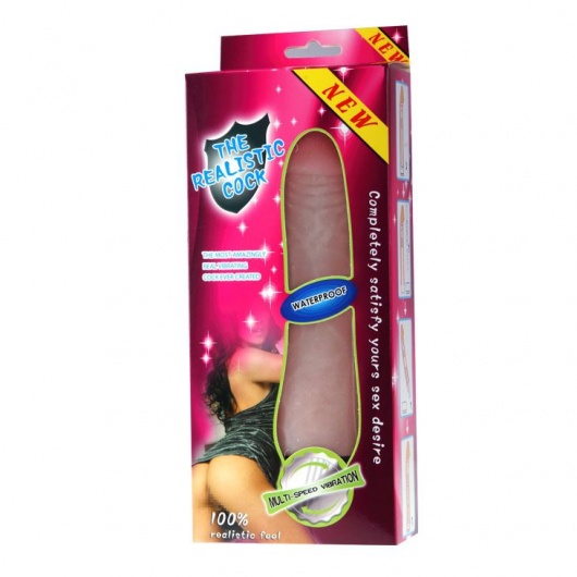 Водонепроницаемый вибратор-реалистик - 21,2 см. - Baile