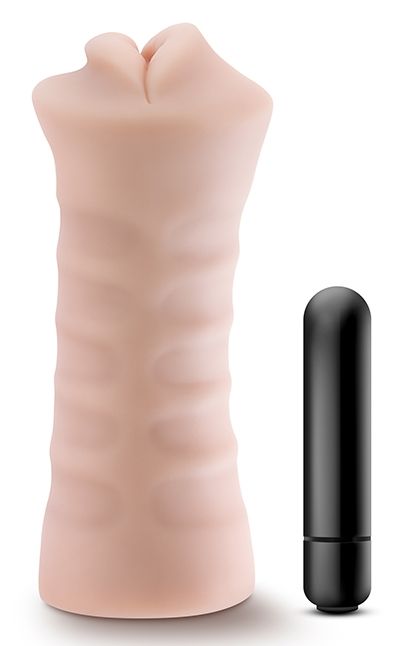 Телесный мастурбатор-ротик Angie - Blush Novelties - в Салавате купить с доставкой