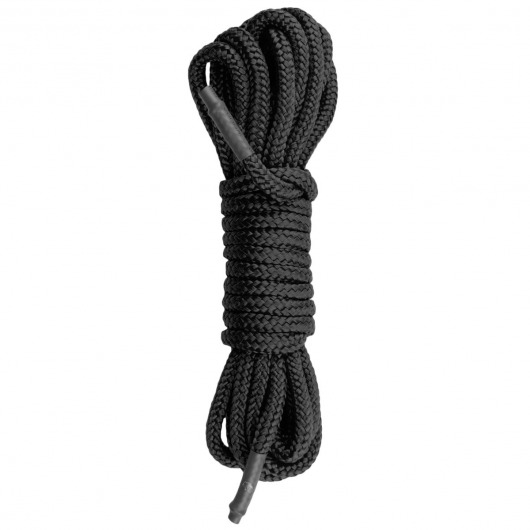 Черная веревка для бондажа Easytoys Bondage Rope - 5 м. - Easy toys - купить с доставкой в Салавате