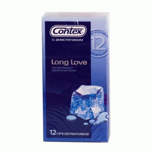 Презервативы с продлевающей смазкой Contex Long Love - 12 шт. - Contex - купить с доставкой в Салавате