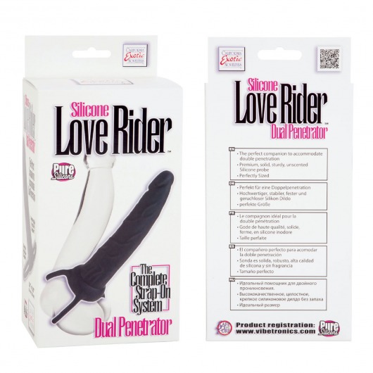 Насадка на пенис Silicone Love Rider Dual Penetrator для двойного проникновения - 14 см. - California Exotic Novelties - в Салавате купить с доставкой