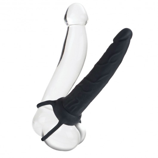 Насадка на пенис Silicone Love Rider Dual Penetrator для двойного проникновения - 14 см. - California Exotic Novelties - в Салавате купить с доставкой