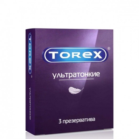 Презервативы Torex  Ультратонкие  - 3 шт. - Torex - купить с доставкой в Салавате