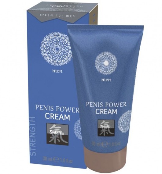 Возбуждающий крем для мужчин Penis Power Cream - 30 мл. - Shiatsu - купить с доставкой в Салавате