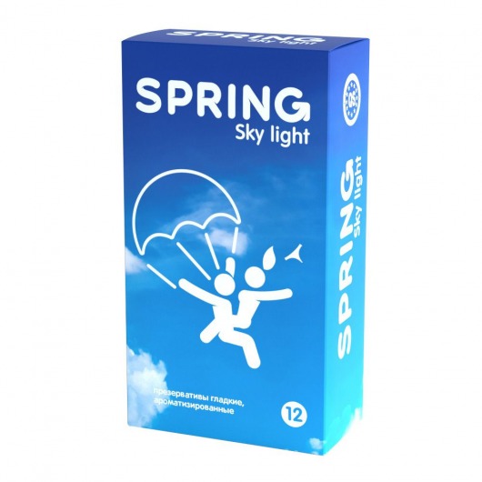 Ультратонкие презервативы SPRING SKY LIGHT - 12 шт. - SPRING - купить с доставкой в Салавате