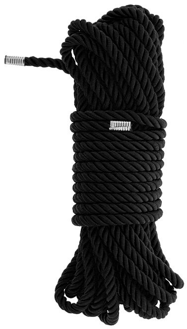 Черная веревка для бондажа BONDAGE ROPE - 10 м. - Dream Toys - купить с доставкой в Салавате