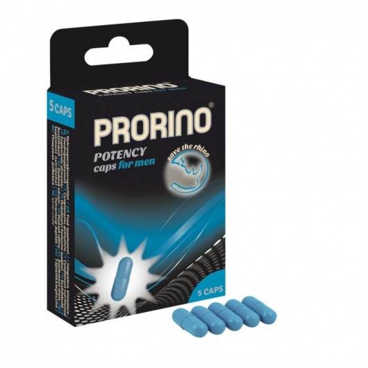 БАД для мужчин ero black line PRORINO Potency Caps for men - 5 капсул - Ero - купить с доставкой в Салавате