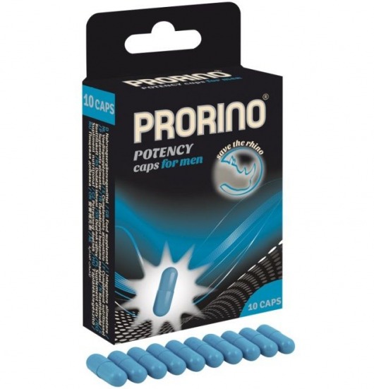 БАД для мужчин ero black line PRORINO Potency Caps for men - 10 капсул - Ero - купить с доставкой в Салавате