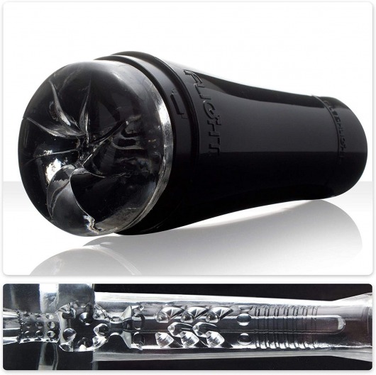Черный мастурбатор-анус Fleshlight - Flight Pilot - Fleshlight - в Салавате купить с доставкой