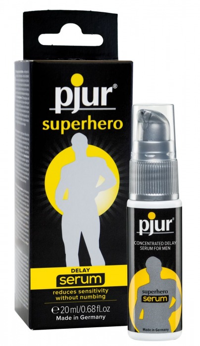 Сыворотка-пролонгатор pjur SUPERHERO Delay Serum - 20 мл. - Pjur - купить с доставкой в Салавате