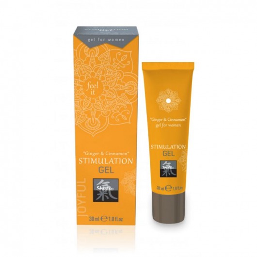 Возбуждающий интимный гель STIMULATION GEL Ginger   Cinnamon - 30 мл. - Shiatsu - купить с доставкой в Салавате