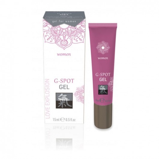 Возбуждающий интимный гель G-SPOT GEL - 15 мл. - Shiatsu - купить с доставкой в Салавате