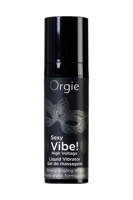 Гель для массажа ORGIE Sexy Vibe High Voltage с эффектом вибрации - 15 мл. - ORGIE - купить с доставкой в Салавате