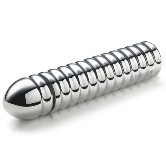 Рельефный фаллос для интенсивного электросекса Groovey George - 20 см. - MyStim - купить с доставкой в Салавате